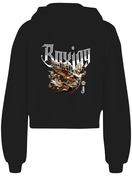 Ladies Short Oversized Zip Jacke Boxen | Boxing Bild 3 Knockout Collection Boxsport