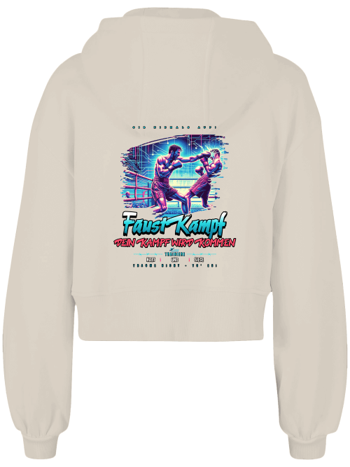 Ladies Short Oversized Zip Jacke Boxen | Faustkampf Bild 6 Knockout Collection Boxsport