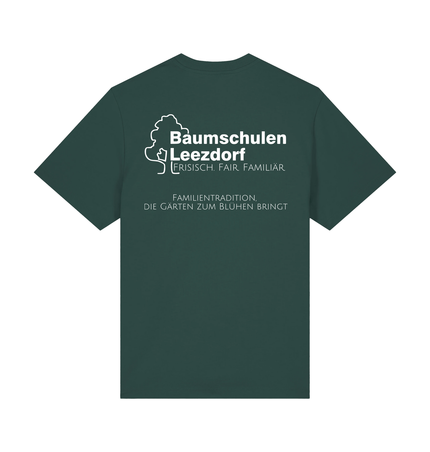 Glazed Green Printed T-shirt Back