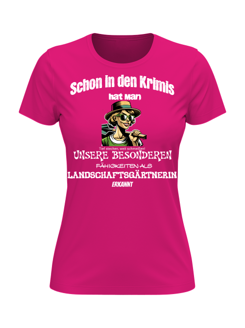 Girlie Shirt Landschaftsgärtnerin Bild 9 Knockout Collection Boxsport