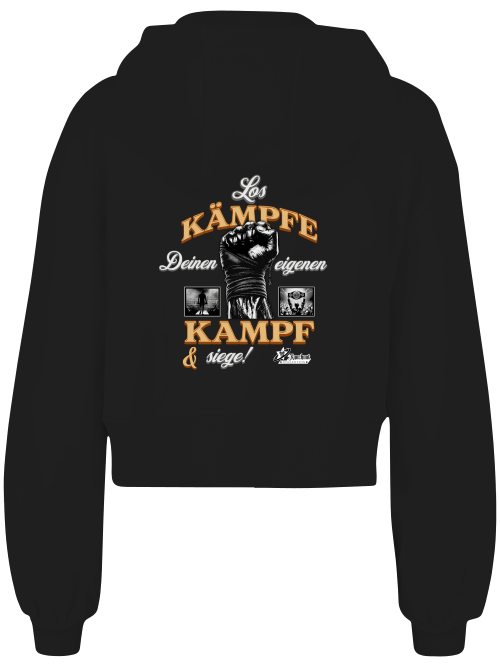 Ladies Short Oversized Zip Jacke Boxen | Dein Kampf Bild 3 Knockout Collection Boxsport