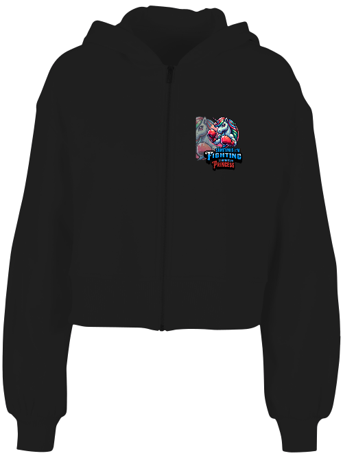 Ladies Short Oversized Zip Jacke Boxen | Sometimes Princess Bild 2 Knockout Collection Boxsport