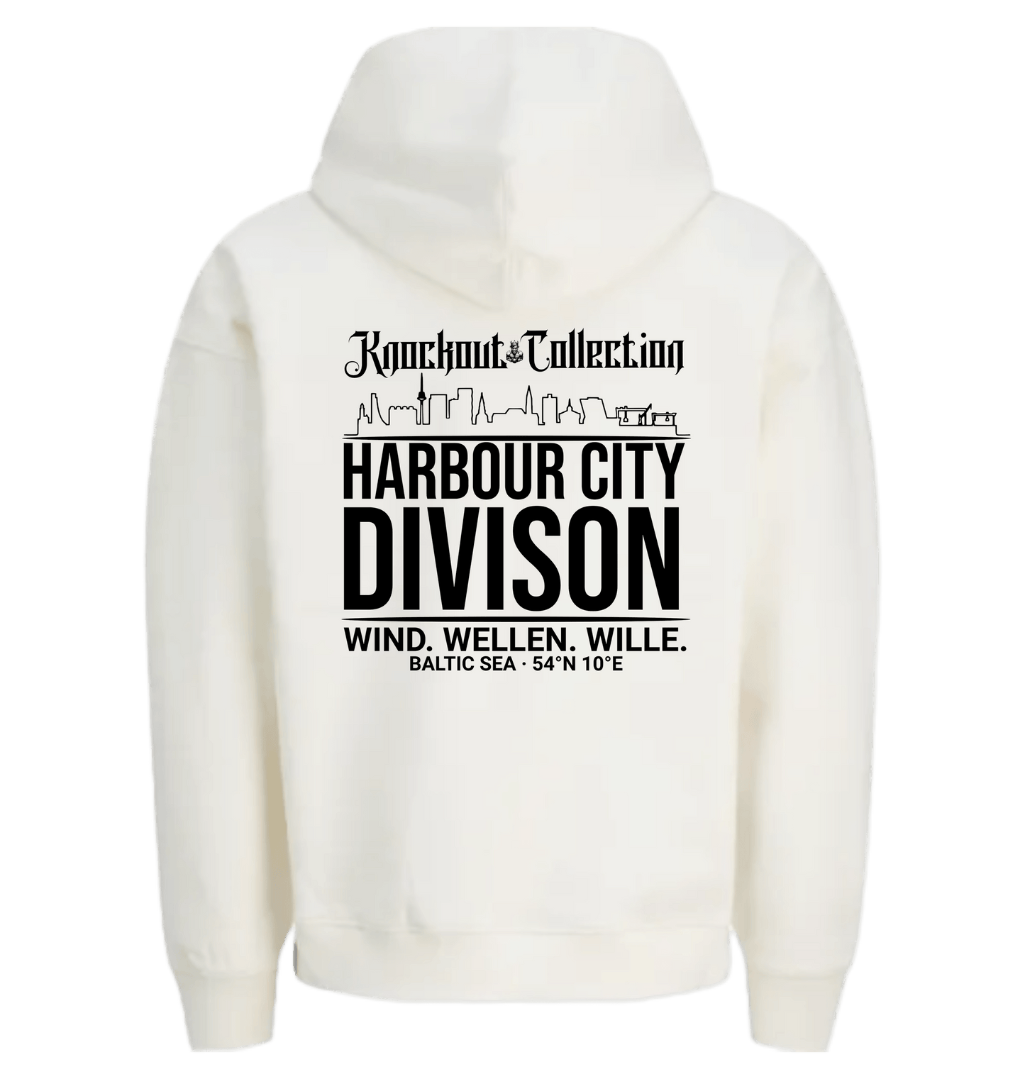 Egret Printed Hoody Back