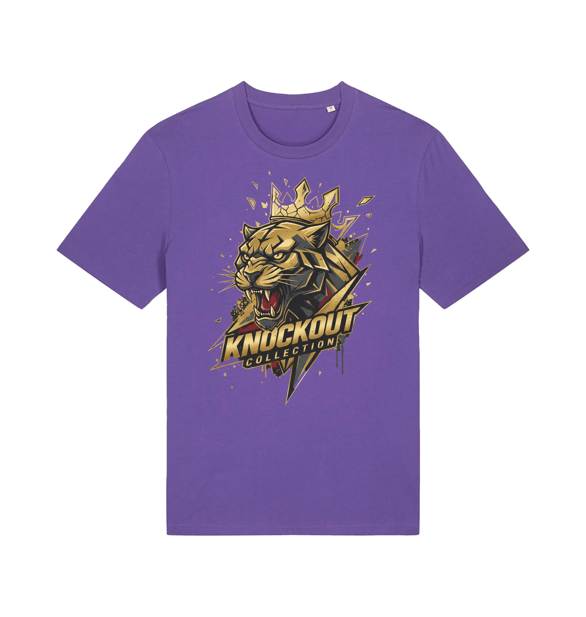 Purple Love Printed T-shirt Front