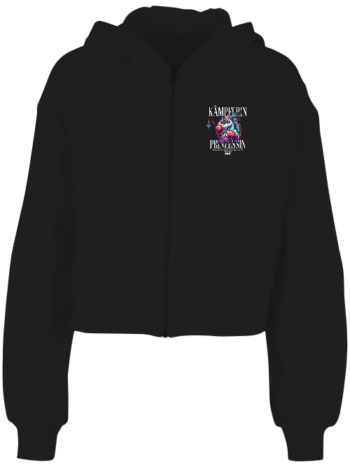 Ladies Short Oversized Zip Jacket Boxen | Kämpferin Bild 2 Knockout Collection Boxsport