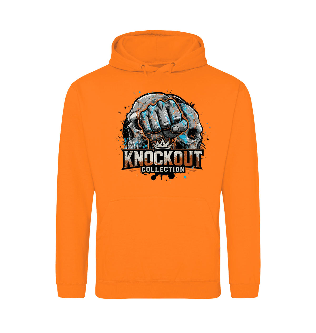 Orange Crush Printed Hoody Front