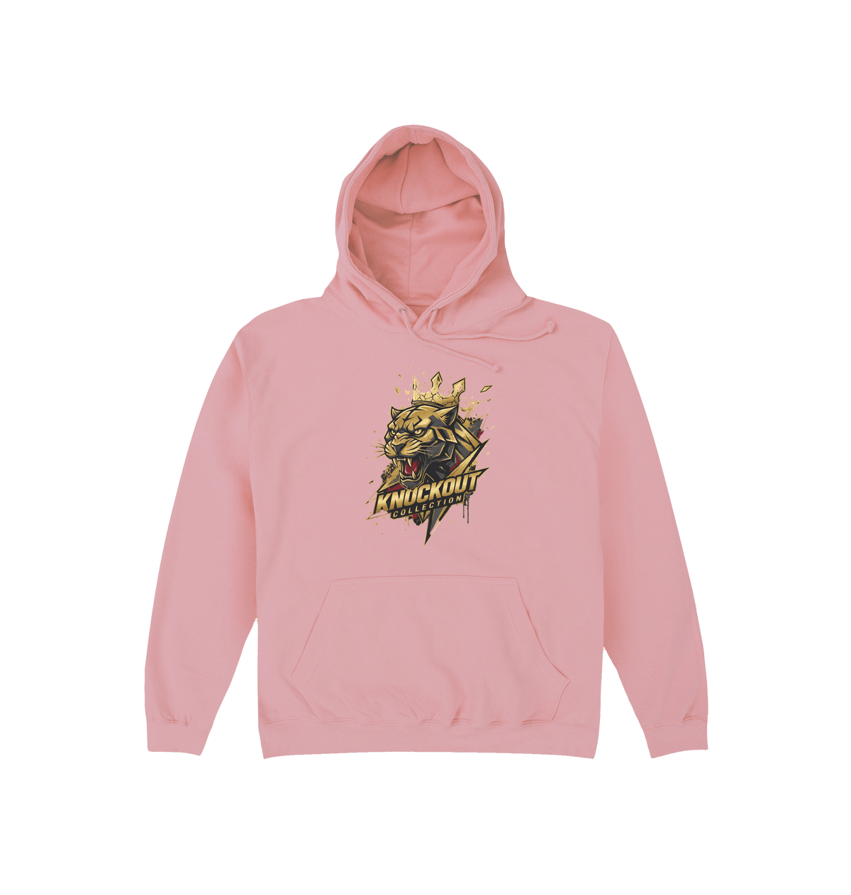 Dusty Pink Printed Hoody Front