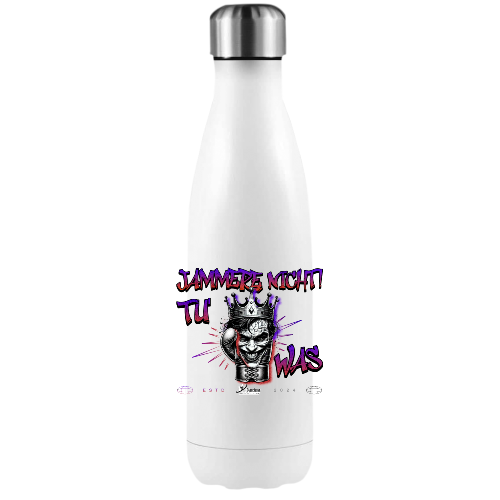 Trinkflasche aus Edelstahl mit Thermofunktion Boxen | jammere nicht
