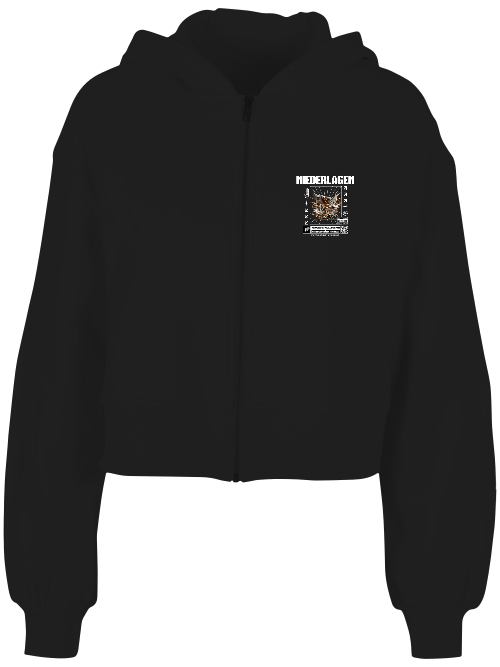 Ladies Short Oversized Zip Jacke Boxen | Niederlagen Bild 2 Knockout Collection Boxsport