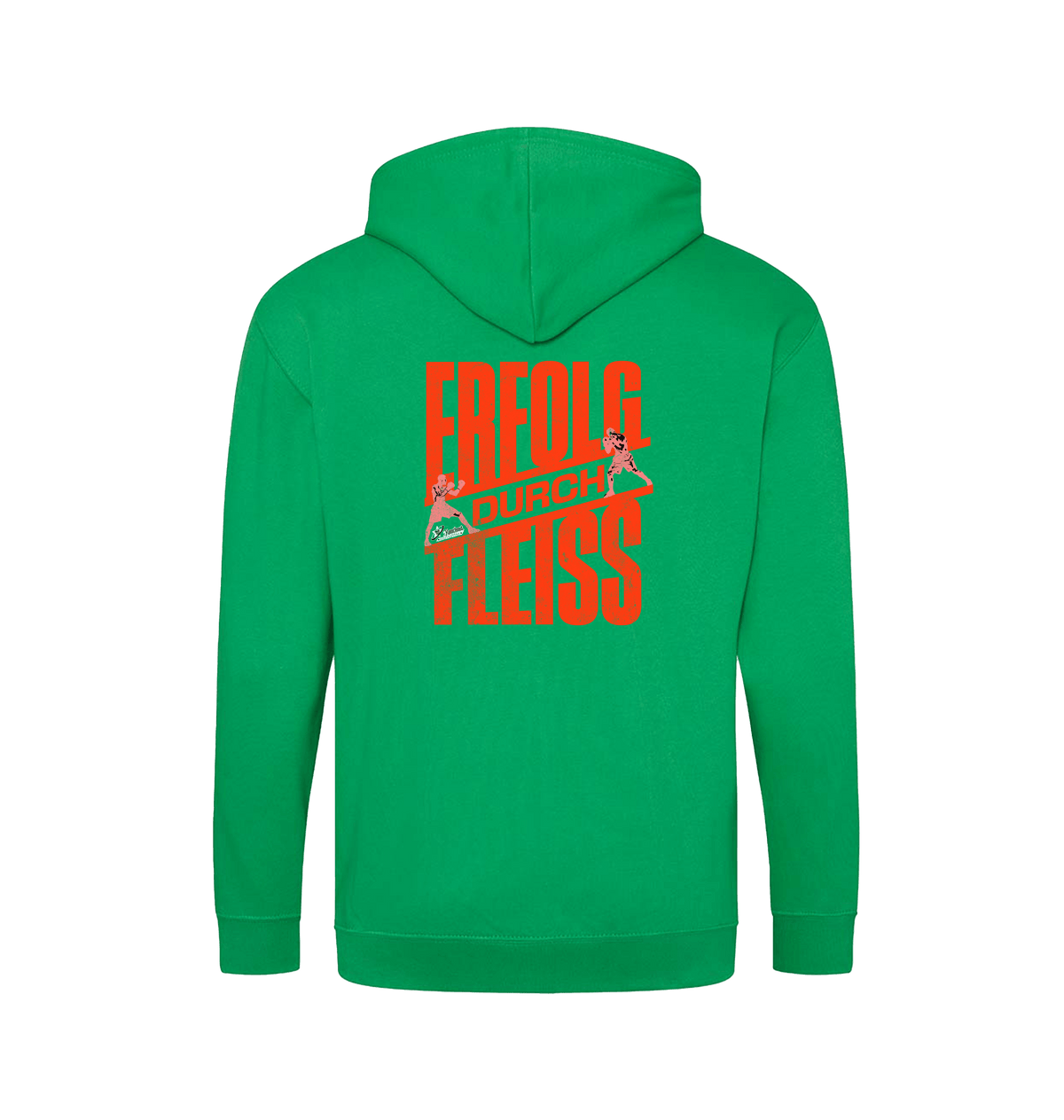 Kelly Green Zip hoody Back