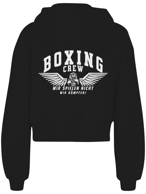 Ladies Short Oversized Zip Jacke Boxen | Boxing Crew3 Bild 4 Knockout Collection Boxsport