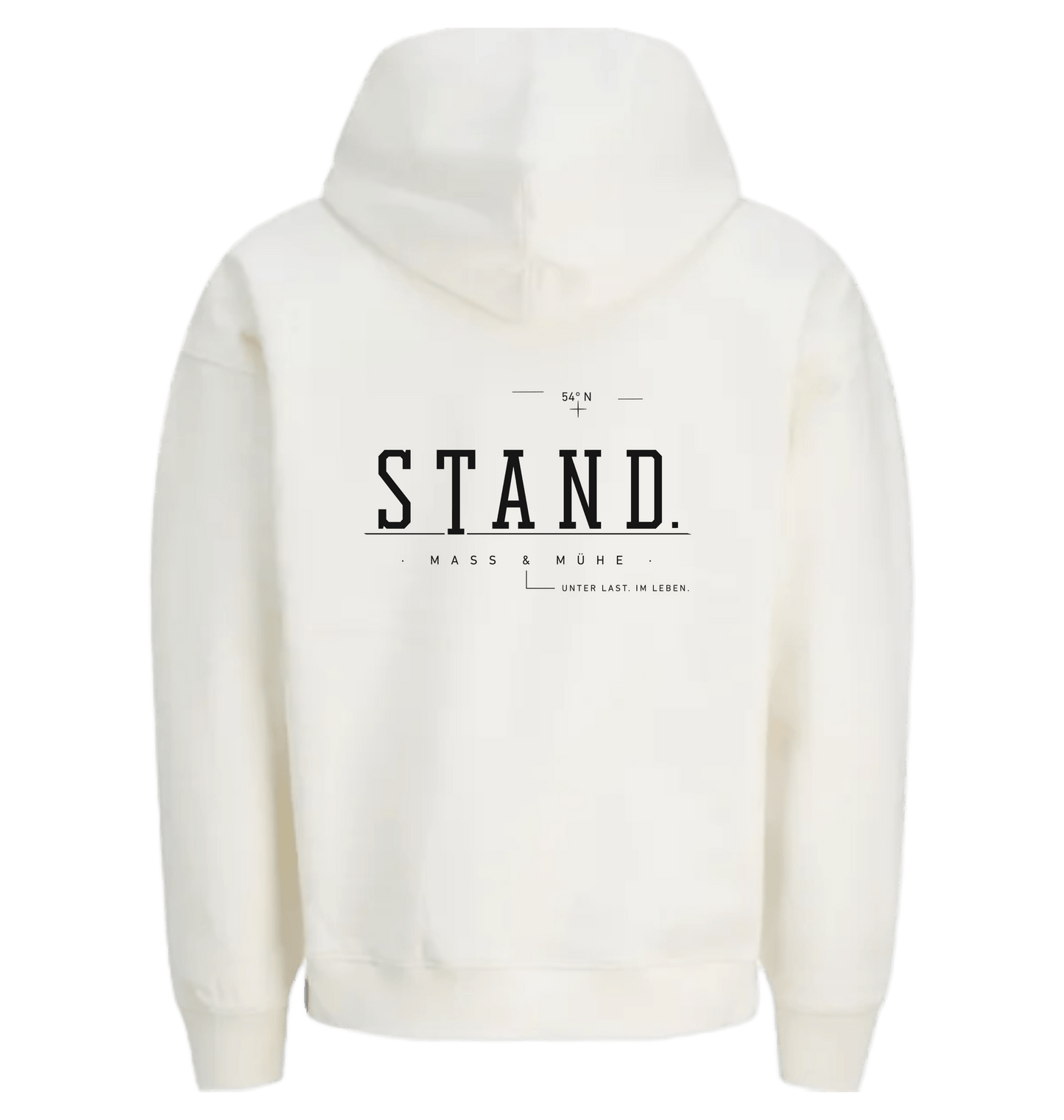 Egret Printed Hoody Back