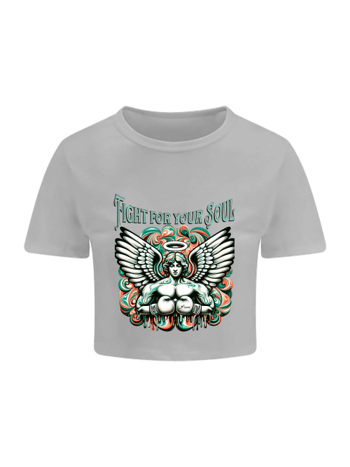 Women´s Tri - Blend Cropped T | Fight for your Soul Bild 2 Knockout Collection Boxsport