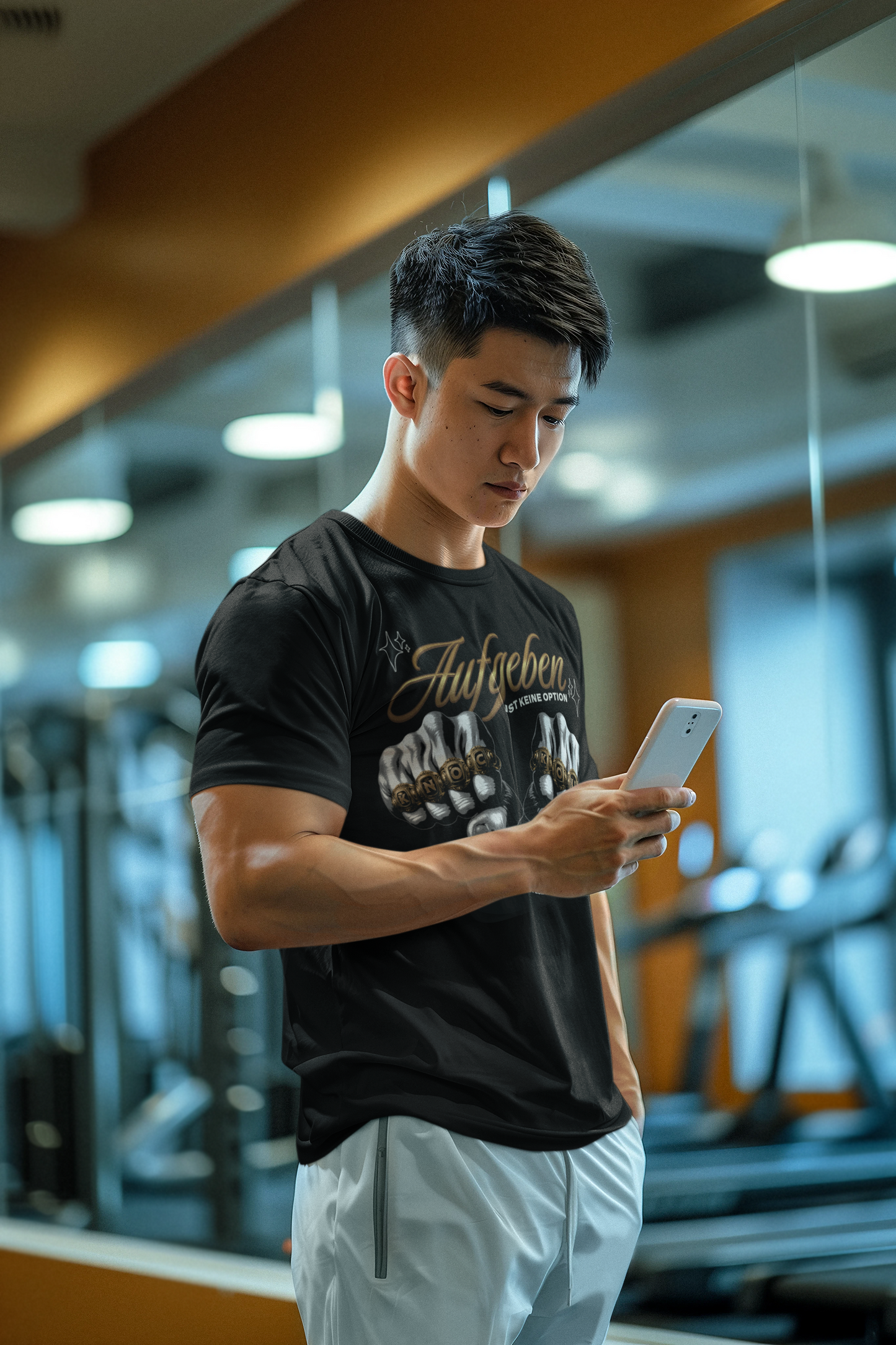 Box-Shirt Aufgeben ist keine Option | Knockout Collection | Boxwear | Streetwear | Boxkleidung