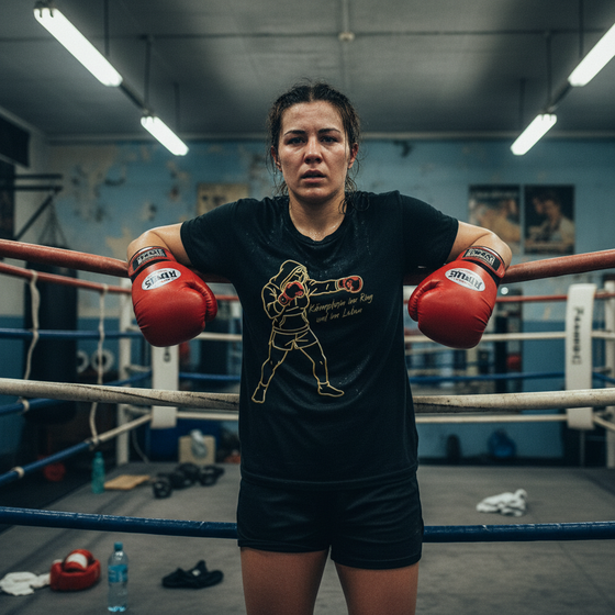 T-Shirt Classic Boxen | Golden Glow Girl