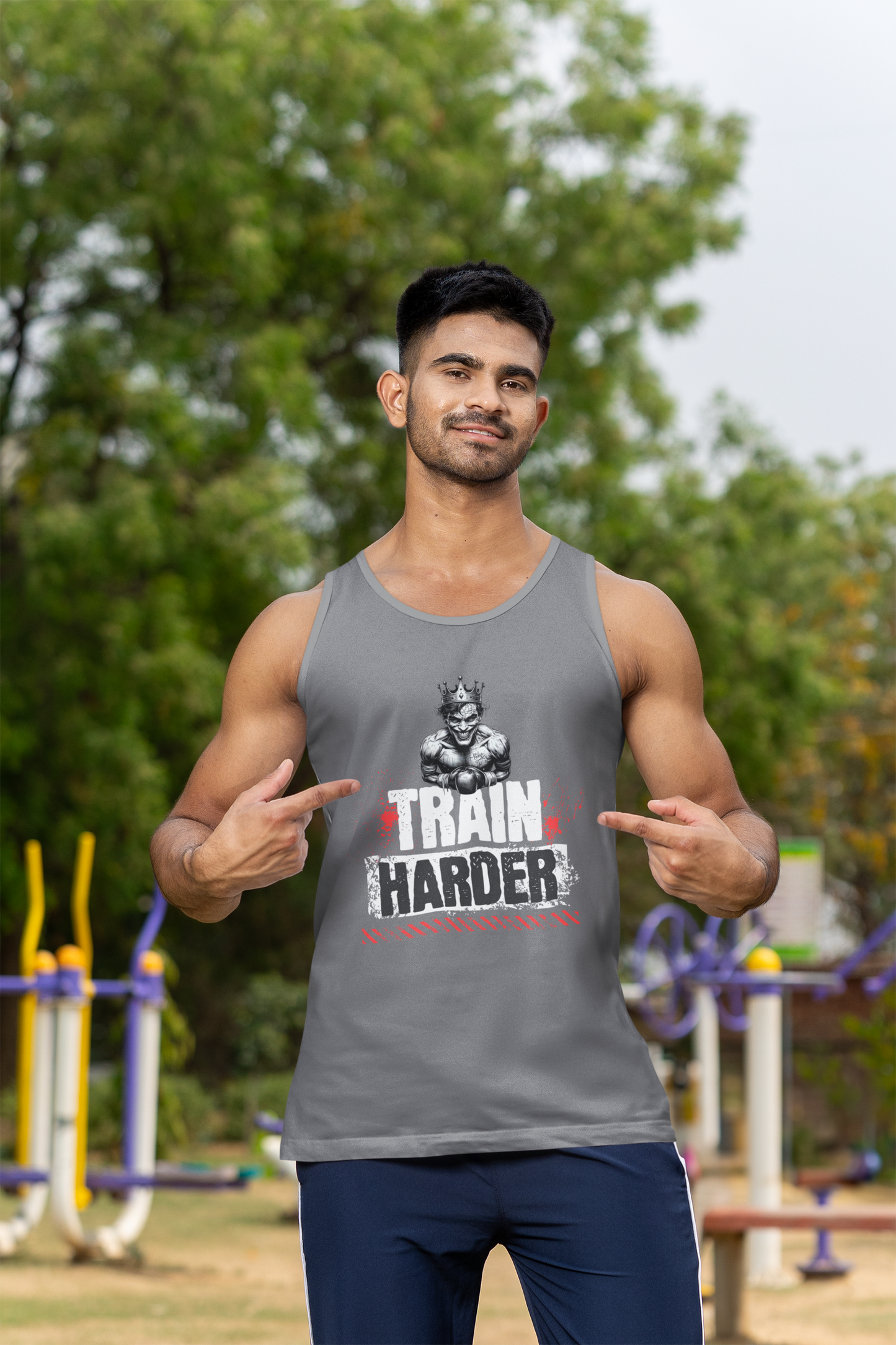 Knockout Collection Tank Top train harder