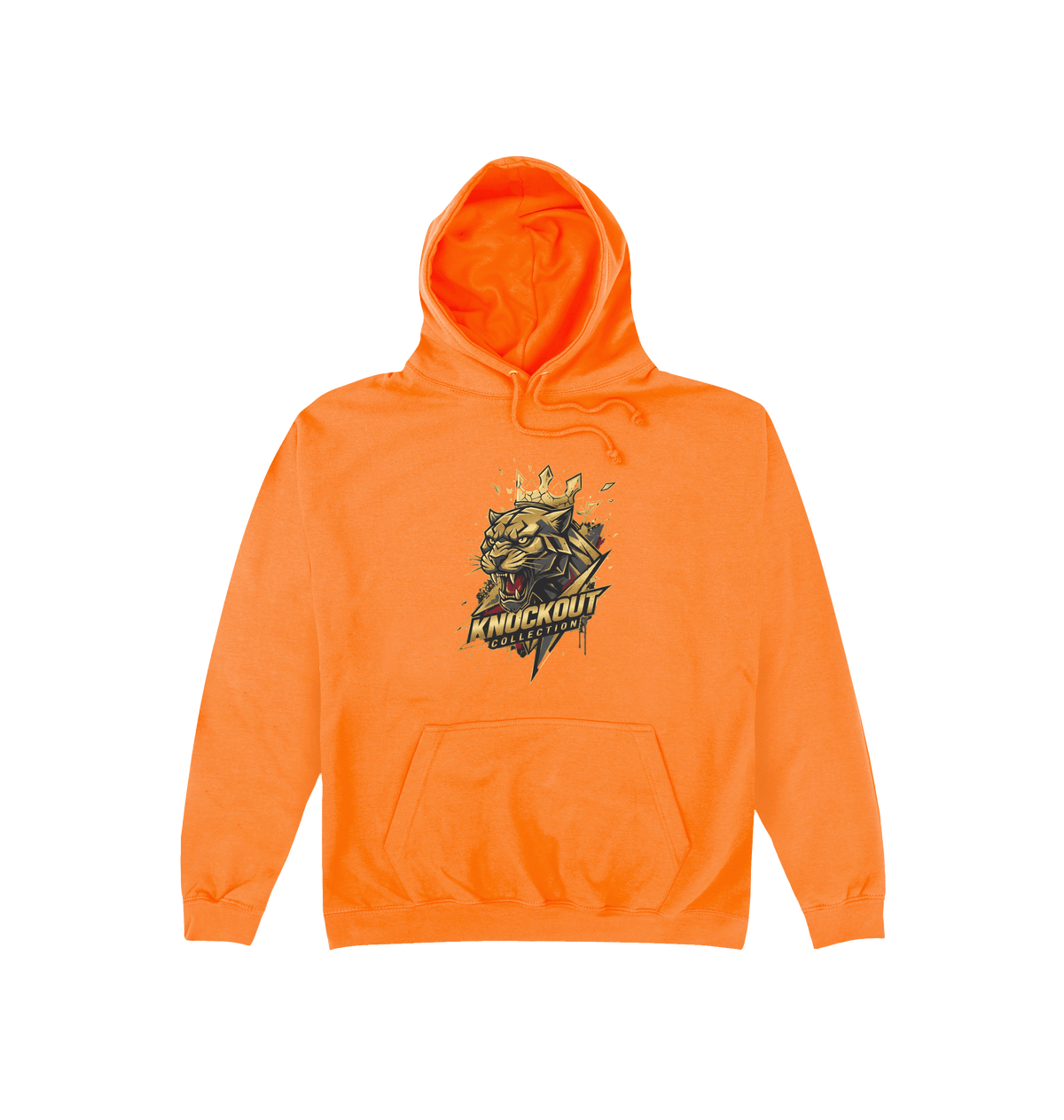 Orange Crush Printed Hoody Front
