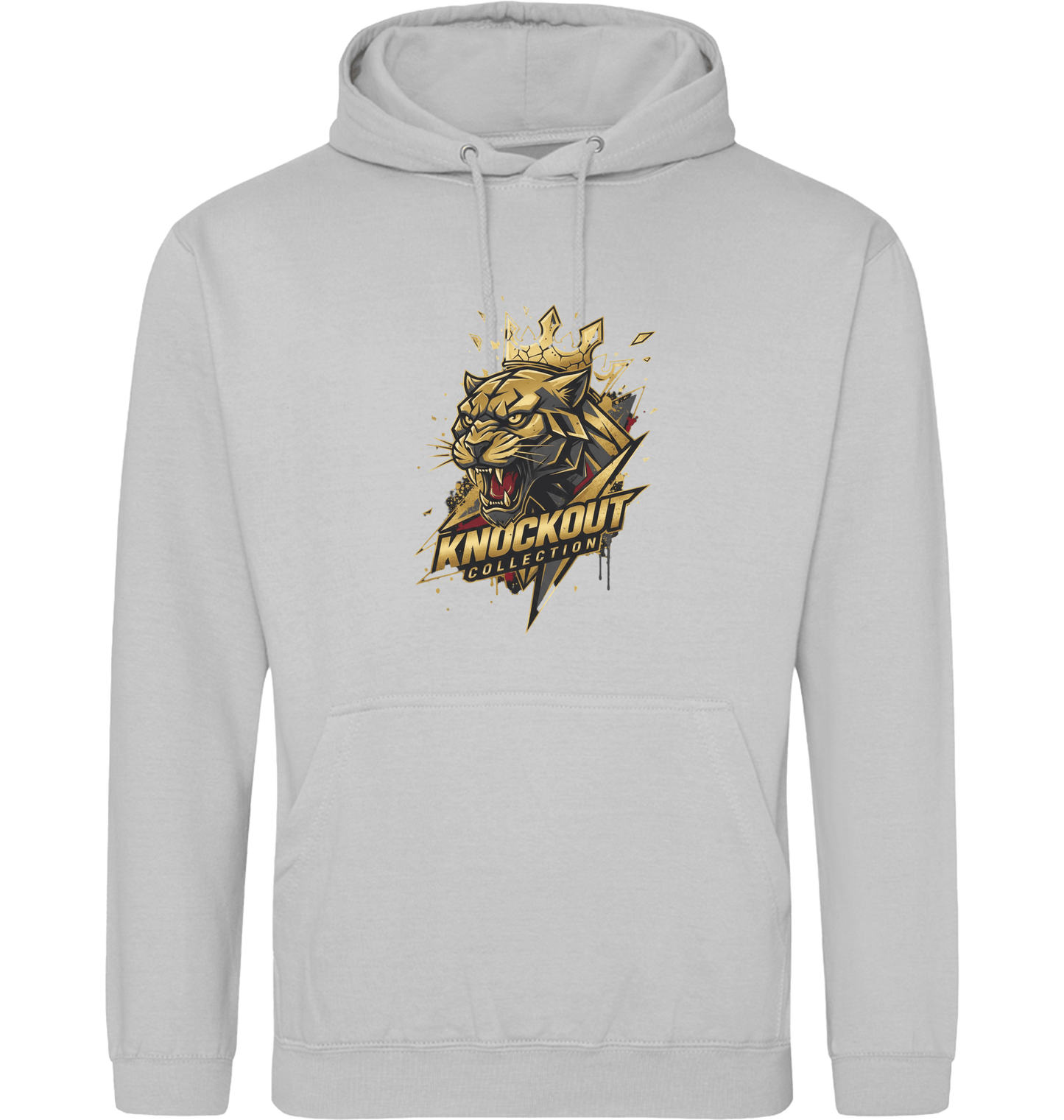Moondust Grey Printed Hoody Front