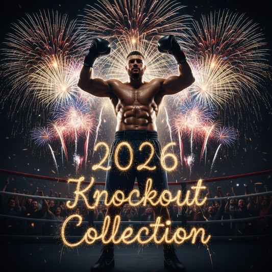 Boxer im Ring vor Silvester-Feuerwerk mit Publikum - 2026 Knockout Collection Neujahrs-Challenge