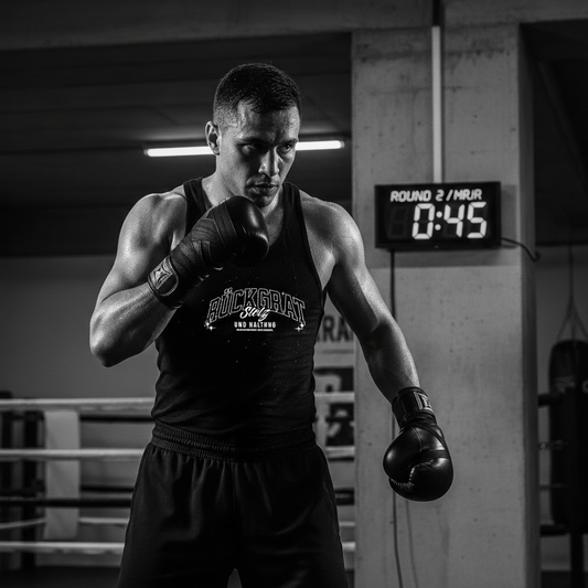 Amateurboxer Training olympisches Boxen Wettkampfvorbereitung Knockout Collection
