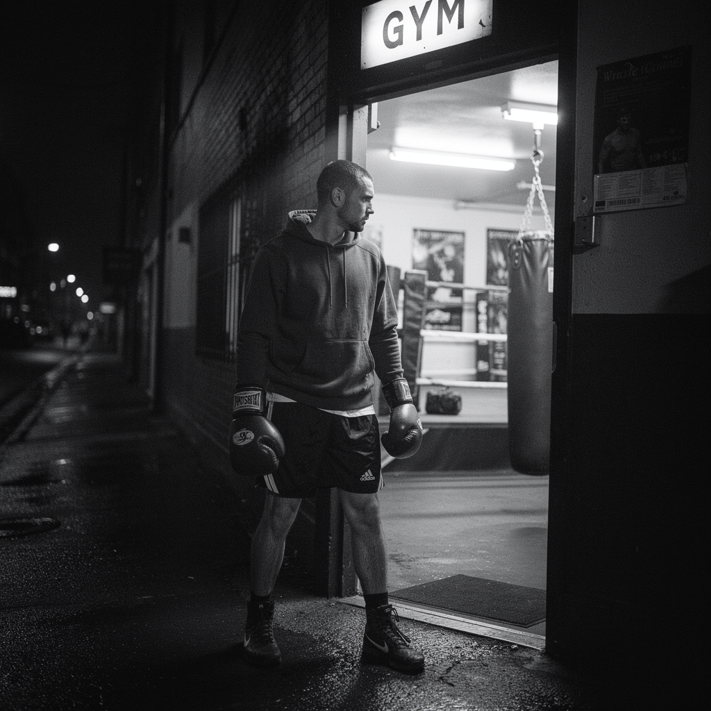 Boxer Schwelle Straße Boxing Gym Transformation Neubeginn Knockout Collection Journey