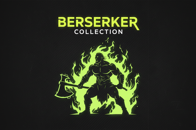 Berserker Collection Header - Ungezähmte Boxing Streetwear - Nordische Warrior Kraft - Knockout Collection
