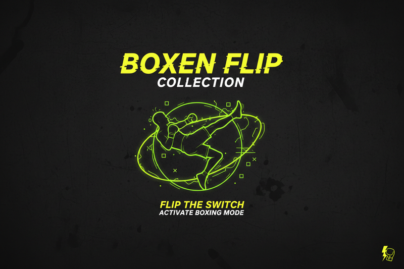 Boxen Flip Collection Header - Switch Boxing Streetwear - Flip den Schalter aktiviere Boxing Mode - Knockout Collection