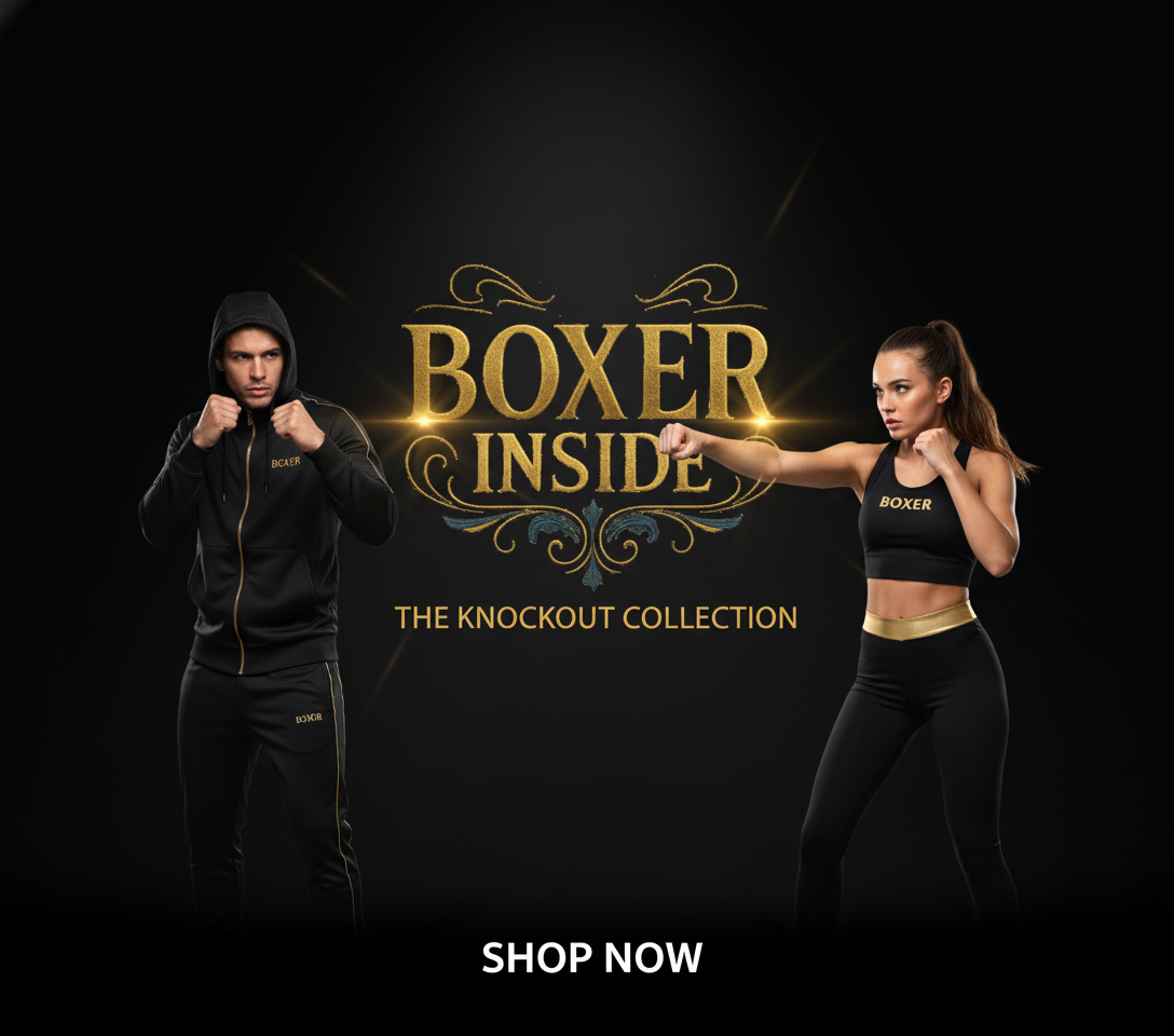 Boxer Inside Collection Banner Premium Boxing Streetwear Knockout Collection