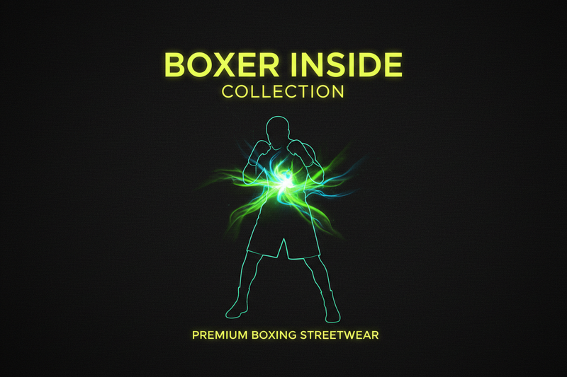 Boxer Inside Collection Header - Der Kämpfer in dir - Innere Stärke Boxing Streetwear - Knockout Collection