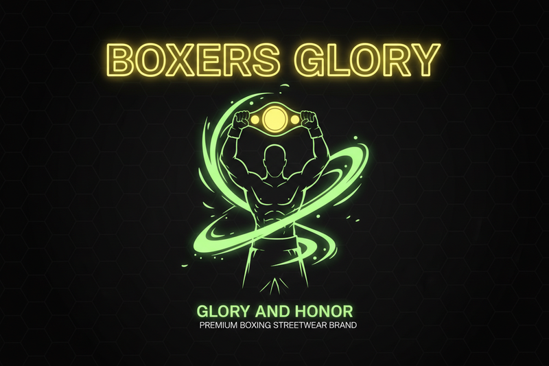 Boxers Glory Collection Header - Champion Boxing Streetwear - Ruhm und Ehre im Ring - Knockout Collection