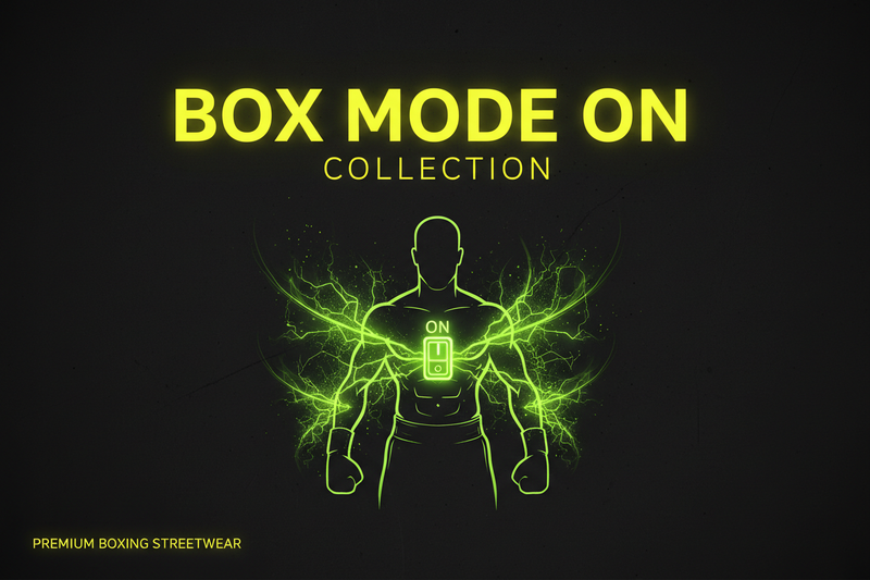 Box Mode On Collection Header - Mindset Boxing Streetwear - Fighter Modus aktiviert - Knockout Collection