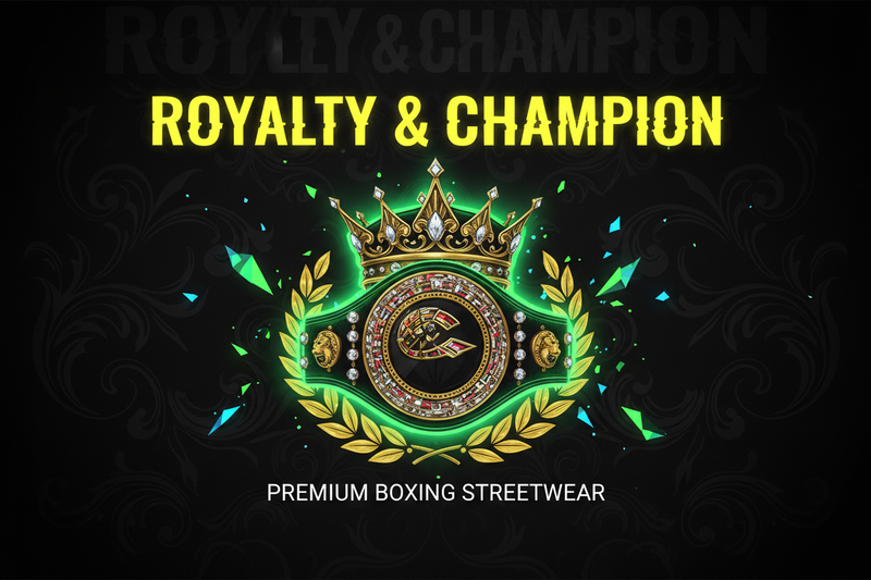 Royalty & Champion Collection Header - Boxing Queen King of the Ring - Champion Boxing Streetwear - Knockout Collection
