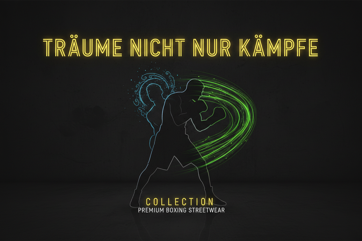 Träume nicht nur Kämpfe Collection Header - Action Boxing Streetwear - Dreams to Action - Knockout Collection