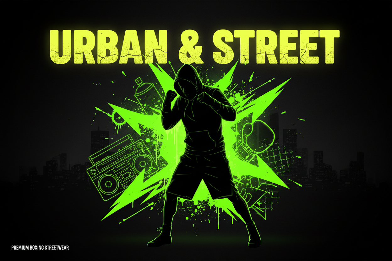 Urban & Street Collection Header - Fight the Streets Streetwear - Boxing meets Urban Style - Knockout Collection