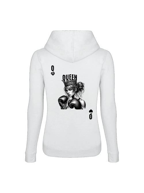 Girlie College Hoodie | Boxing Queen