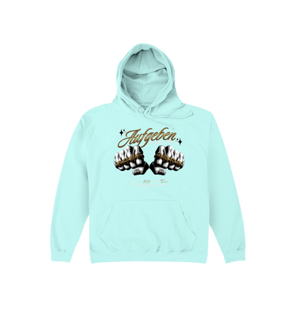 Peppermint Printed Hoody Front
