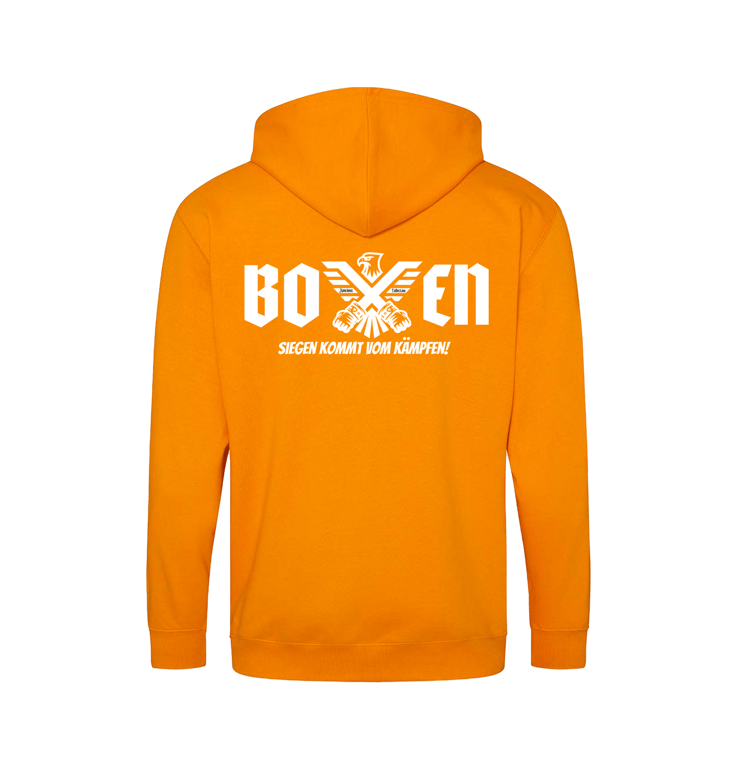 Orange Crush Zip hoody Back