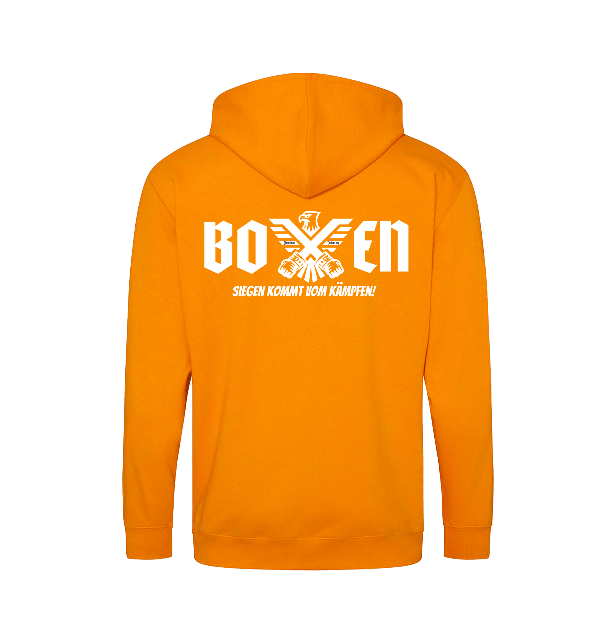 Orange Crush Zip hoody Back