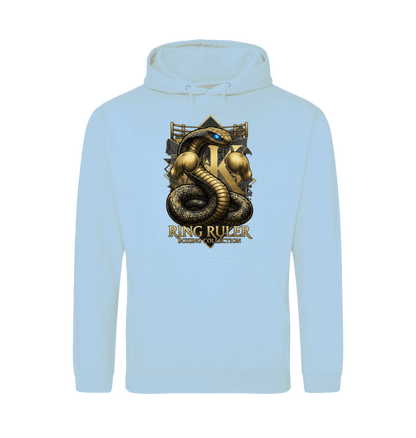 Ice Blue Printed Hoody Front