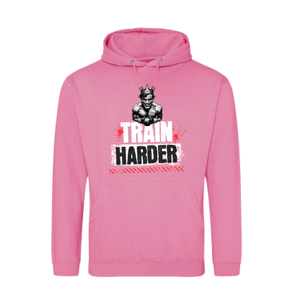 Bubblegum Pink Printed Hoody Front