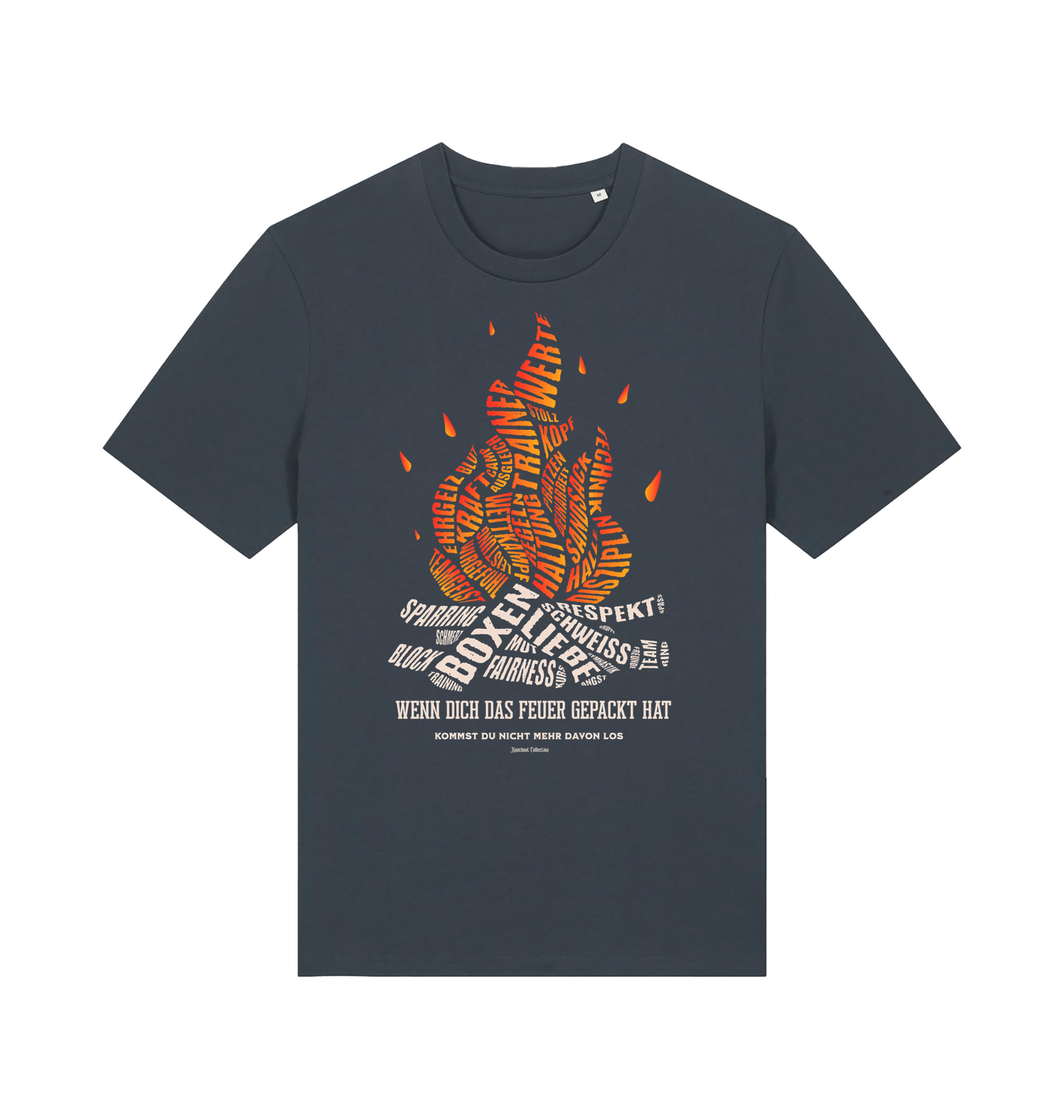 India Ink Grey Printed T-shirt Front