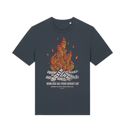 India Ink Grey Printed T-shirt Front