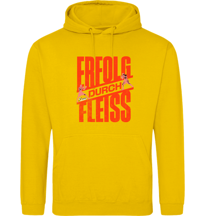 Gold Printed Hoody Front