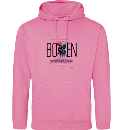 Bubblegum Pink Printed Hoody Front