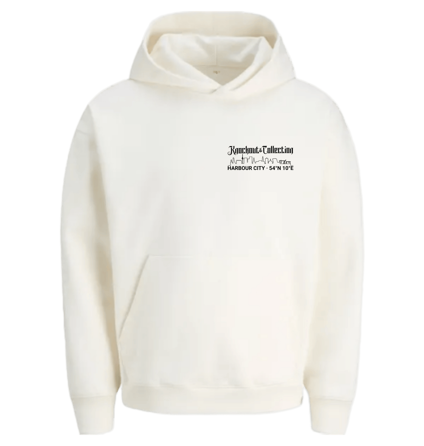 Egret Printed Hoody Front