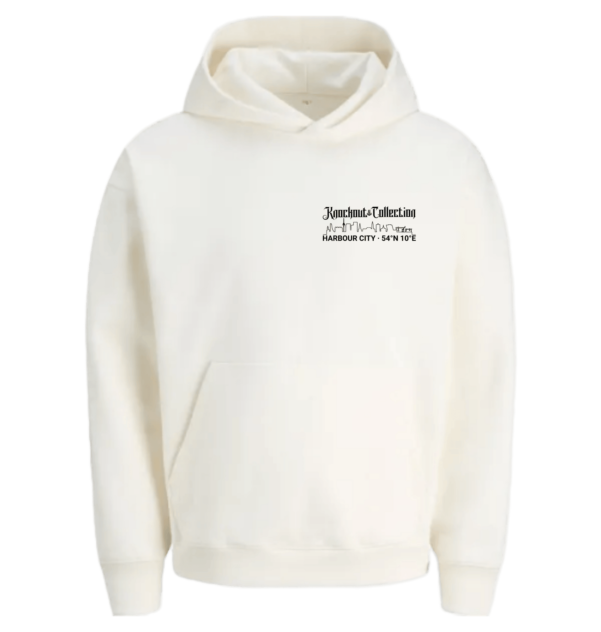 Egret Printed Hoody Front