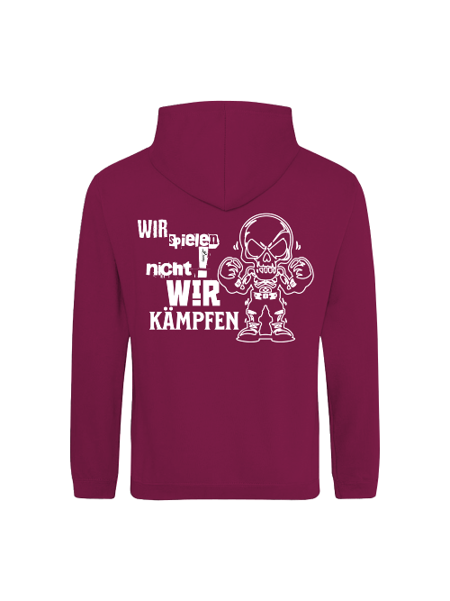 Knockout Collection Box Hoodie wir spielen nicht wir kämpfen