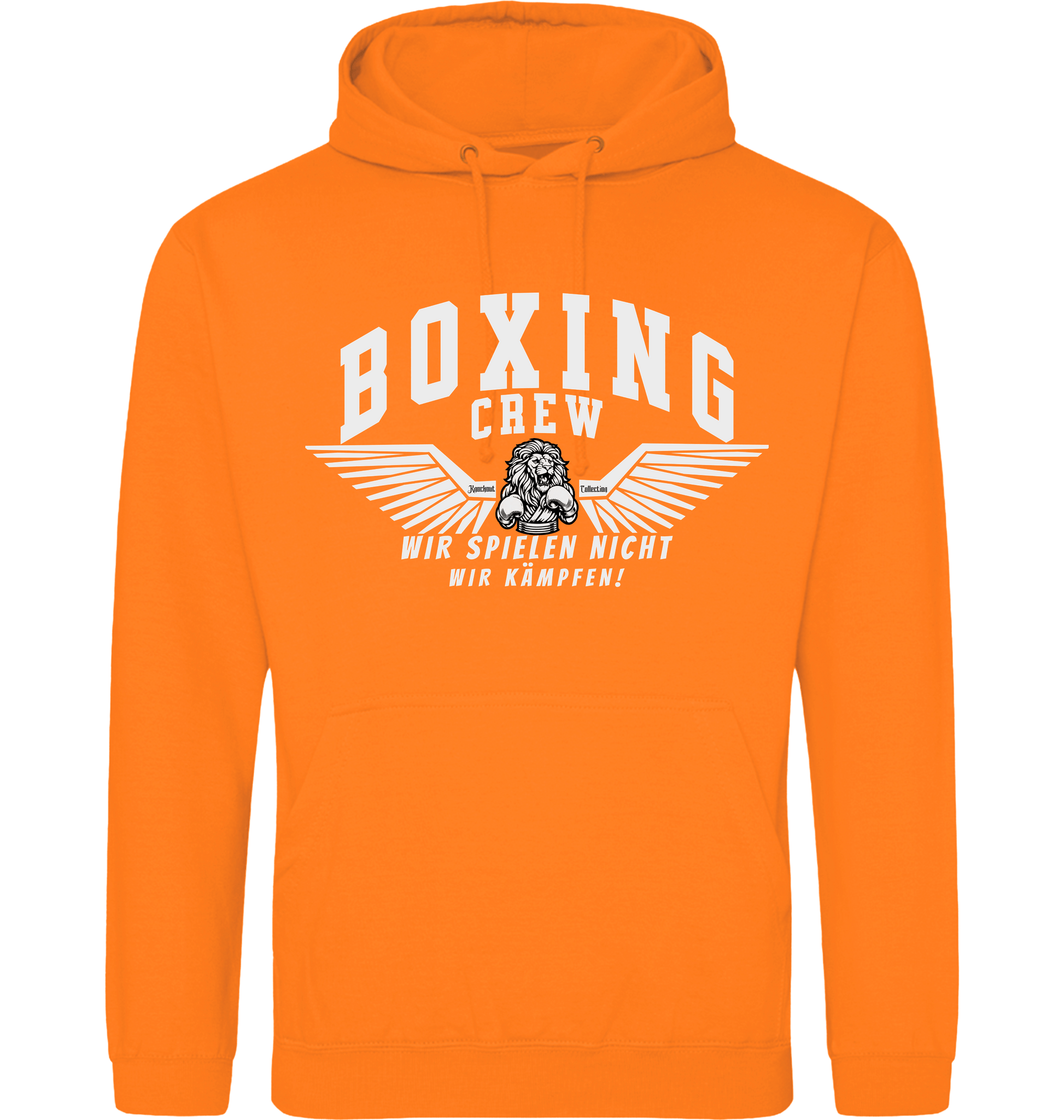Orange Crush Printed Hoody Front