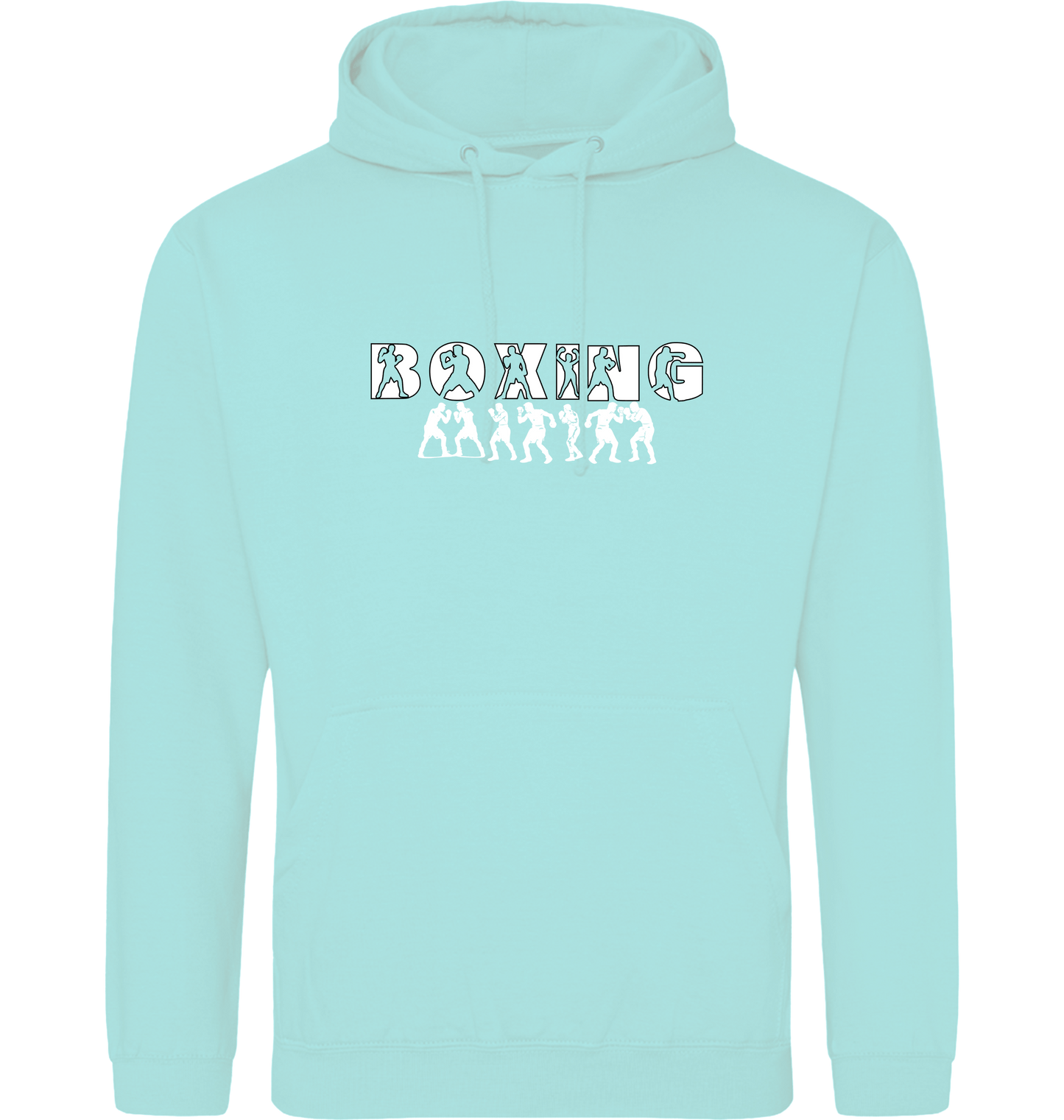 Peppermint Printed Hoody Front