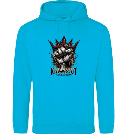 Hawaiian Blue Printed Hoody Front